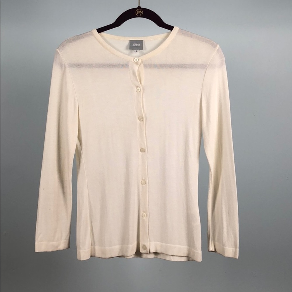 Versace Jeans Couture Ivory Cardigan